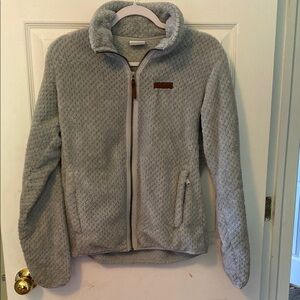 Women’s Columbia Gray Fleece Full Zip Jacket